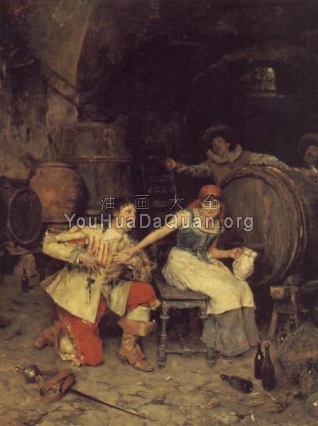 Flirtation in the Wine Cellar - 费德里科·安德烈奥蒂